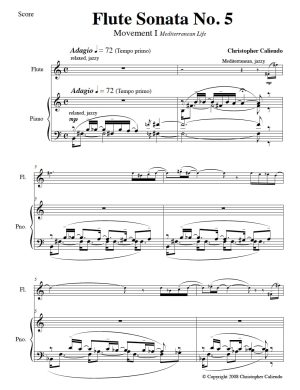Flute Sonata No. 5