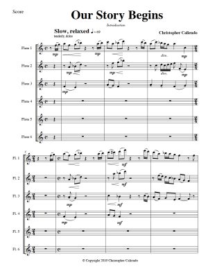 The General Flute Choir - 6 Flutes