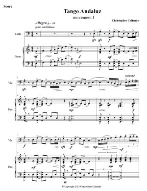 Tango Concerto No. 1 - Cello | Piano