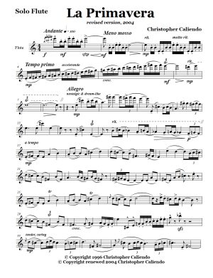 Flute Solo Method Book 1 - 5 Solo Flute Tangos