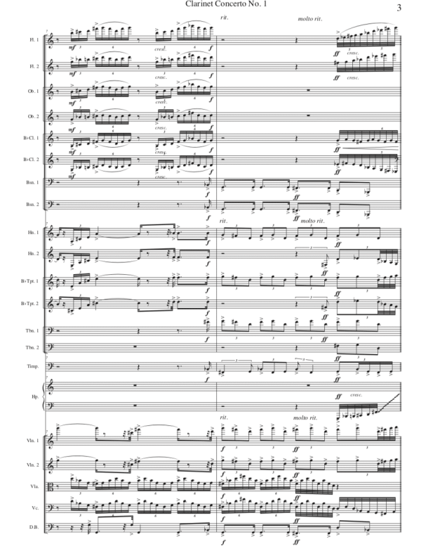 Clarinet Concerto No. 1 - Clarinet | Orchestra