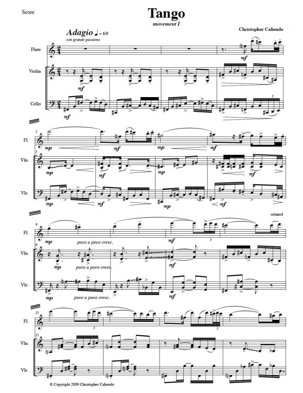 Argentina - Flute | Violin | Cello