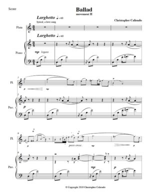 Flute Sonata No. 10 (The Norwegian sonata)