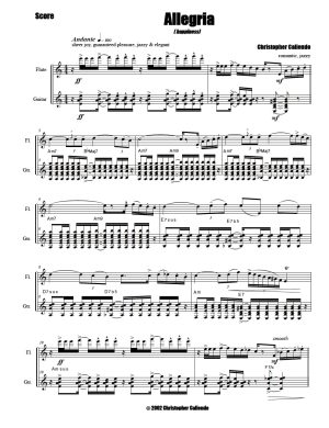Allegria - Flute | Guitar | Cello