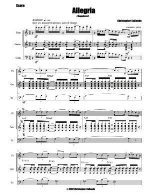 Abbracciare (to embrace) - Flute | Guitar | Piano