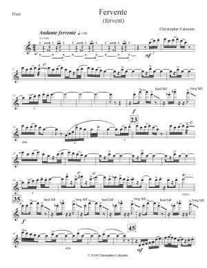 Fervente (fervent) - Flute | Piano