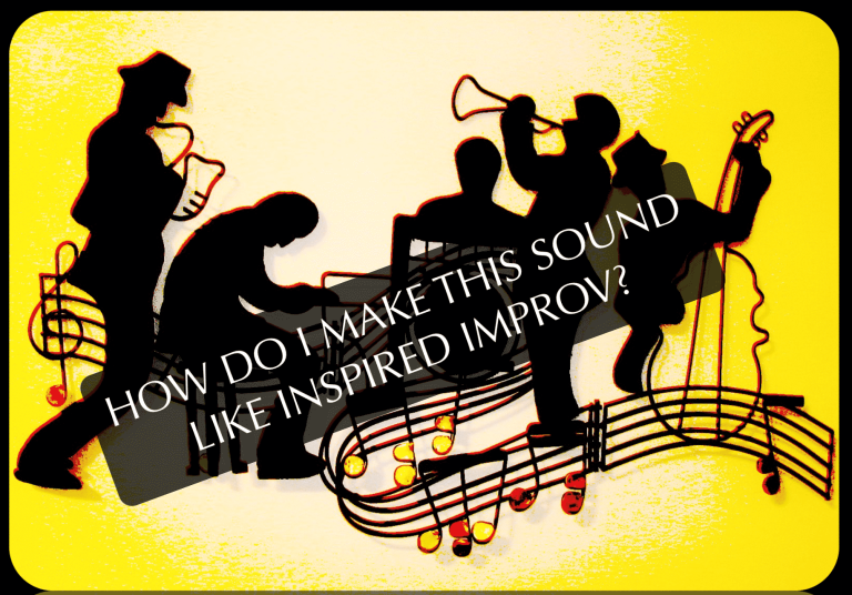 How to make written jazz sounds