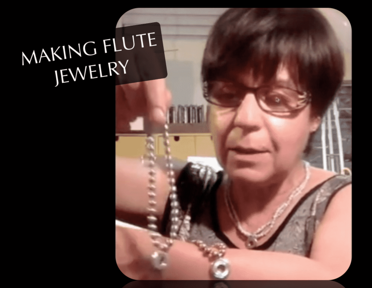 Accept who you are by making flute jewelry