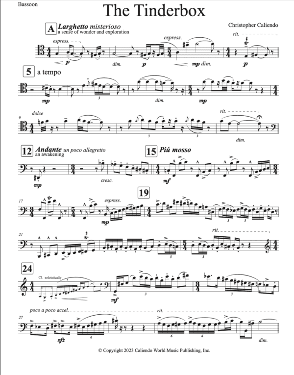 The Tinderbox - Flute | Clarinet | Bassoon | Horn | Violin | Viola | Piano - Image 7
