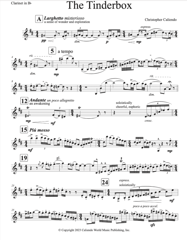 The Tinderbox - Flute | Clarinet | Bassoon | Horn | Violin | Viola | Piano - Image 6