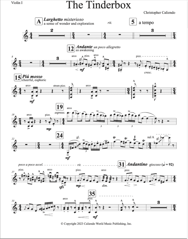 The Tinderbox - Flute | Clarinet | Bassoon | Horn | Violin | Viola | Piano - Image 9