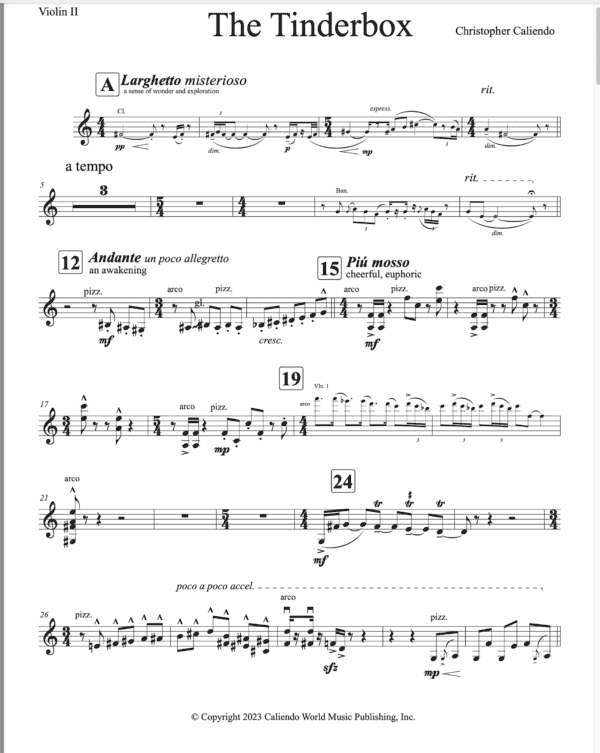 The Tinderbox - Flute | Clarinet | Bassoon | Horn | Violin | Viola | Piano - Image 8